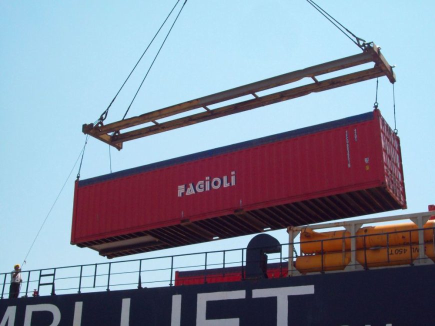 Shipment of Fagioli container 