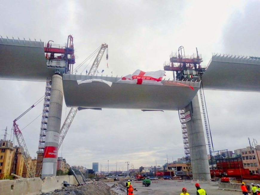 Lifting of S. Giorgio bridge by means of strand jacking system